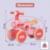 Bicicleta de Echilibru pentru Copii/Tricicleta Ride-On cu Lumini si Muzica – Distractie si Dezvoltare intr-un Singur Produs