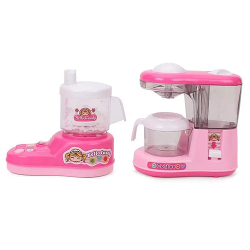 Set electrocasnice de jucarie, interactiv cu sunete si lumini, 2 piese