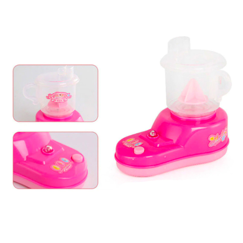 Set electrocasnice de jucarie, interactiv cu sunete si lumini, 4 piese