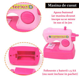 Set electrocasnice de jucarie, interactiv cu sunete si lumini, 3 piese