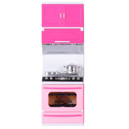 Bucatarie moderna si electronica, pentru papusi si copii, si 5 accesorii, 32X10cm