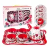 Set de ceai pentru copii, 15 piese din metal, multicolor, 3+ani