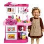 Bucatarie Multifunctionala Interactiva pentru Copii – 28 Piese, Lumina, Sunet si Chiuveta cu Apa Circulanta, +3 Ani