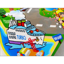 Covoras Inteligent Muzical Pentru Copii, City Music Traffic, Interactiv, 75x55x0.5 cm