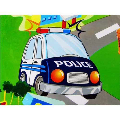 Covoras Inteligent Muzical Pentru Copii, City Music Traffic, Interactiv, 75x55x0.5 cm