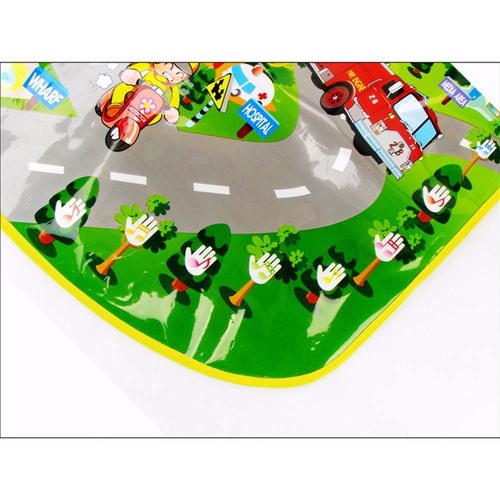 Covoras Inteligent Muzical Pentru Copii, City Music Traffic, Interactiv, 75x55x0.5 cm