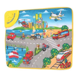 Covoras Inteligent Muzical Pentru Copii- City Music Coastal, Interactiv, 58x47x0.5 cm