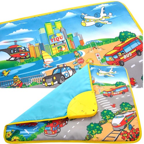 Covoras Inteligent Muzical Pentru Copii- City Music Coastal, Interactiv, 58x47x0.5 cm