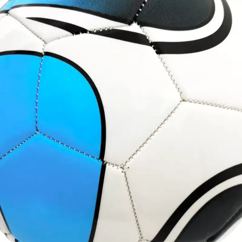 Minge fotbal RCO, pentru recreere, antrenamente si locuri de joaca, marimea 5, PVC, Alb/Bleu