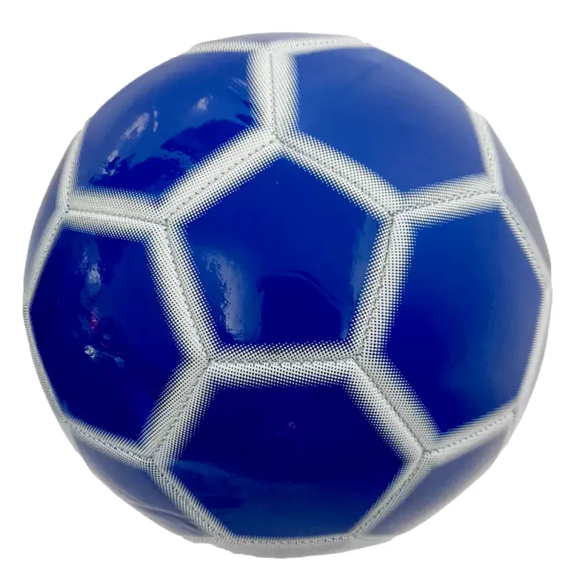 Minge fotbal RCO, pentru recreere, antrenamente si locuri de joaca, marimea 5, PVC, Albastru