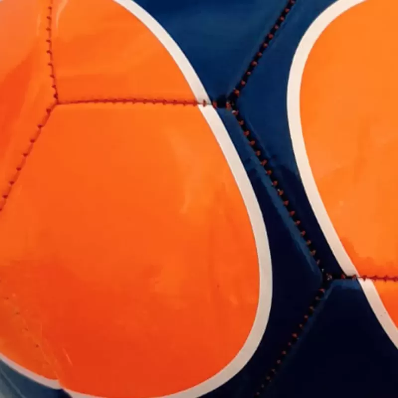 Minge fotbal RCO, pentru recreere, antrenamente si locuri de joaca, marimea 5, PVC, Rosu cu Model
