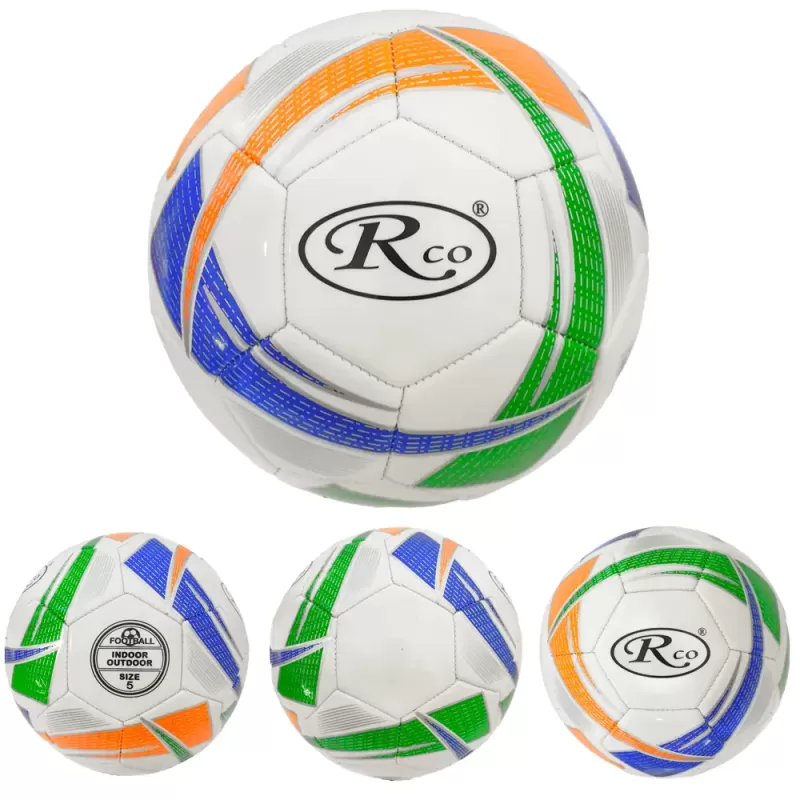 Minge fotbal RCO, pentru recreere, antrenamente si locuri de joaca, marimea 5, PVC, Verde