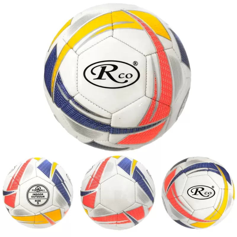 Minge fotbal RCO, pentru recreere, antrenamente si locuri de joaca, marimea 5, PVC, Rosu
