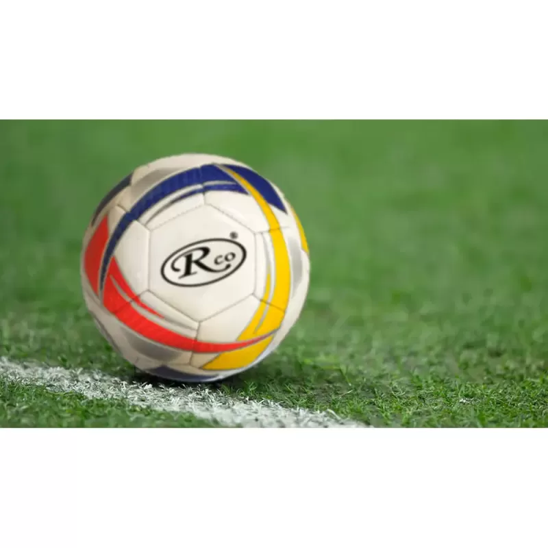 Minge fotbal RCO, pentru recreere, antrenamente si locuri de joaca, marimea 5, PVC, Rosu