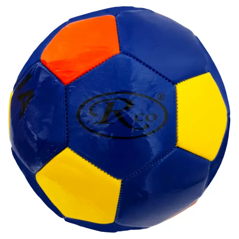 Minge fotbal RCO, pentru recreere, antrenamente si locuri de joaca, marimea 5, PVC, Romania, Albastru