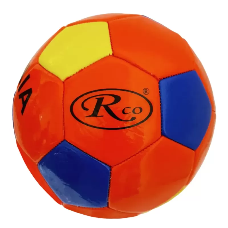 Minge fotbal RCO, pentru recreere, antrenamente si locuri de joaca, marimea 5, PVC, Romania, Rosu