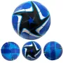 Minge fotbal MF7001, Marime 5, PVC lucios, indoor / outdoor, albastru