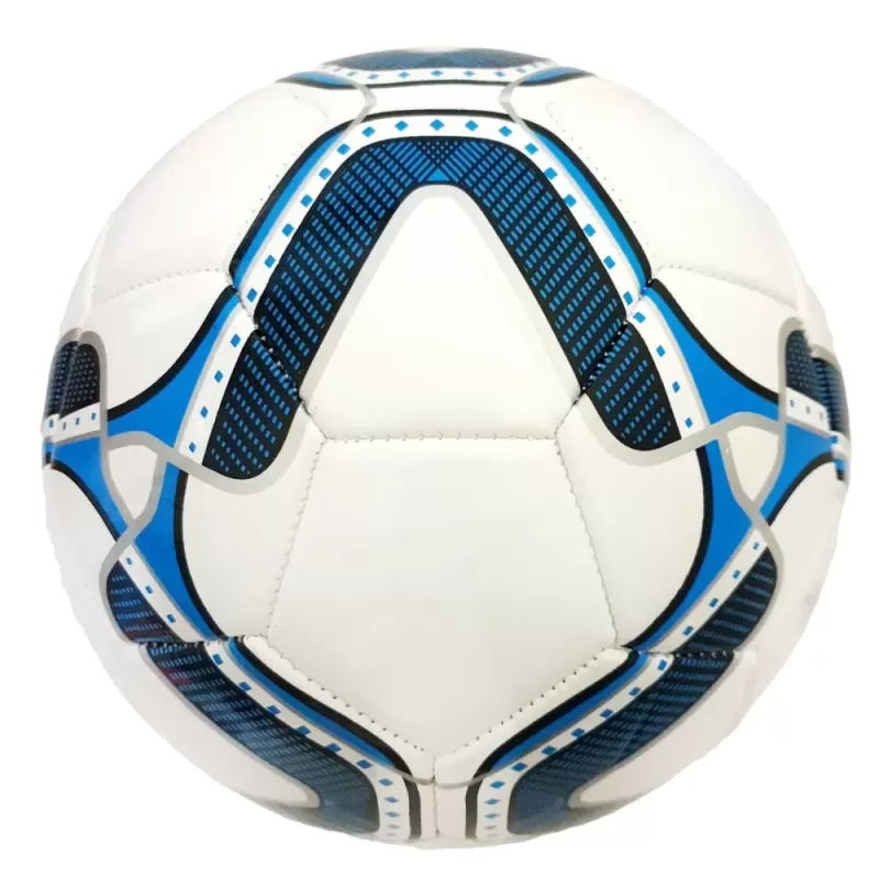 Minge fotbal RCO, pentru recreere, antrenamente si locuri de joaca, marimea 5, PVC, Model Albastru