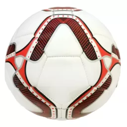 Minge fotbal RCO, pentru recreere, antrenamente si locuri de joaca, marimea 5, PVC, Model Rosu