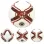 Minge fotbal RCO, pentru recreere, antrenamente si locuri de joaca, marimea 5, PVC, Model Rosu