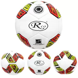 Minge fotbal RCO, pentru recreere, antrenamente si locuri de joaca, marimea 5, PVC, Model Dungi