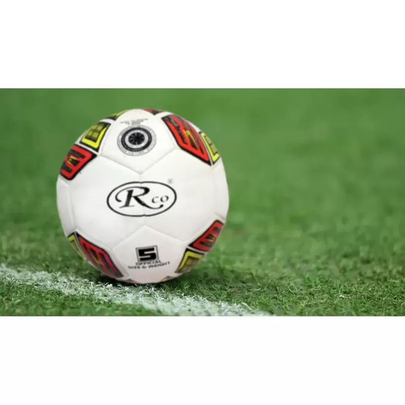 Minge fotbal RCO, pentru recreere, antrenamente si locuri de joaca, marimea 5, PVC, Model Dungi