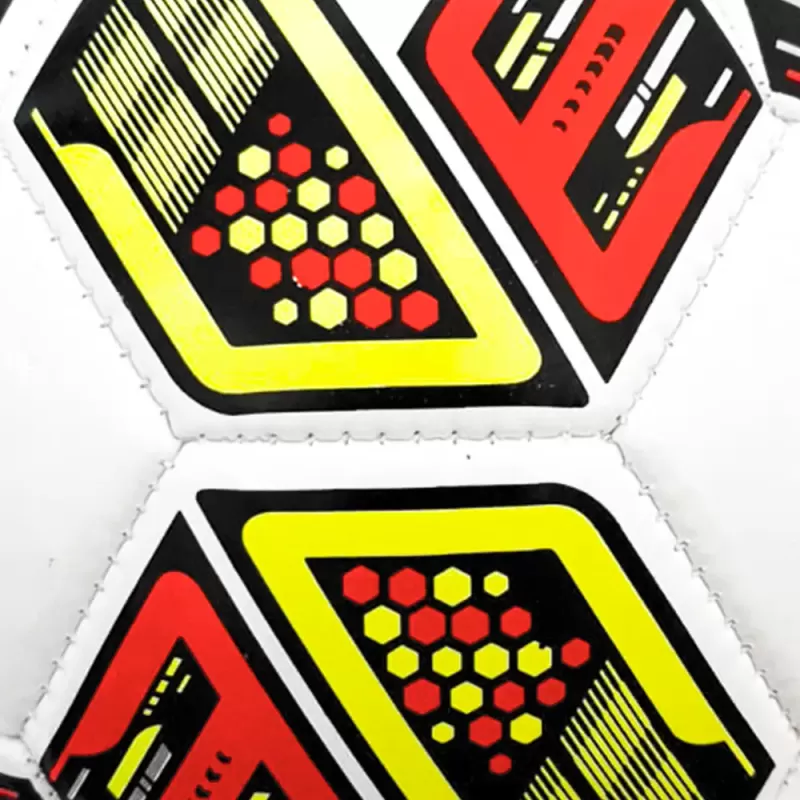 Minge fotbal RCO, pentru recreere, antrenamente si locuri de joaca, marimea 5, PVC, Model Dungi