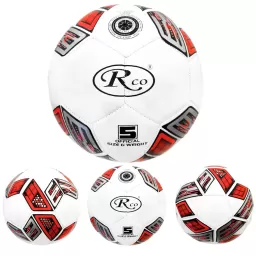 Minge fotbal RCO, pentru recreere, antrenamente si locuri de joaca, marimea 5, PVC, Model Dungi