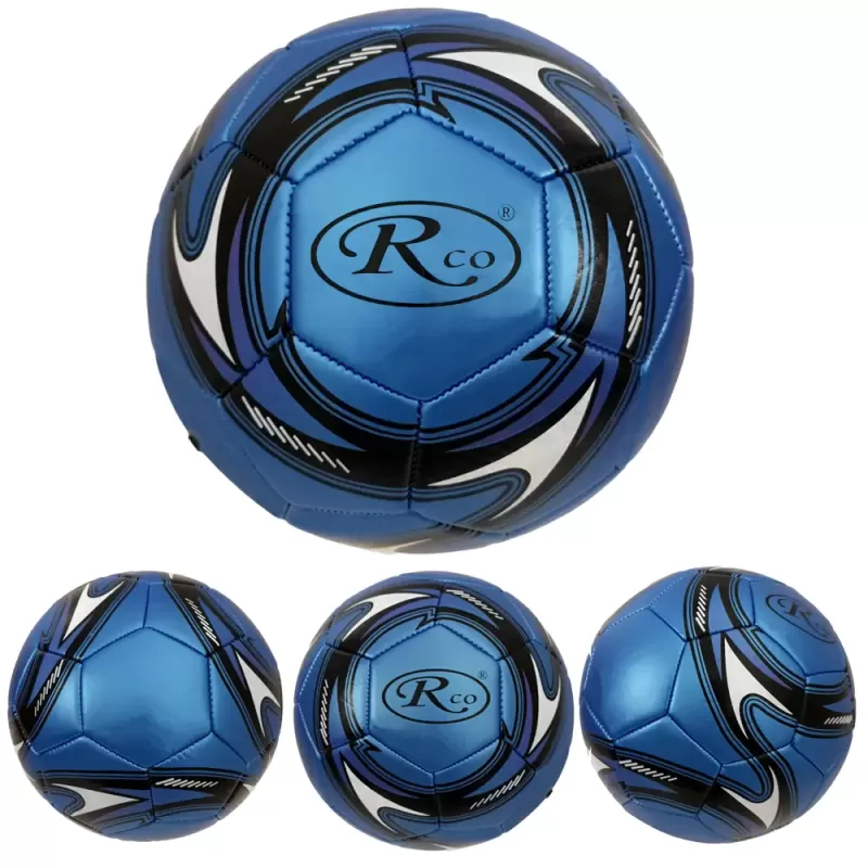 Minge fotbal RCO, pentru recreere, antrenamente si locuri de joaca, marimea 5, PU, Albastru