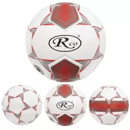 Minge fotbal RCO, pentru recreere, antrenamente si locuri de joaca, marimea 5, SEMI PU, Rosu