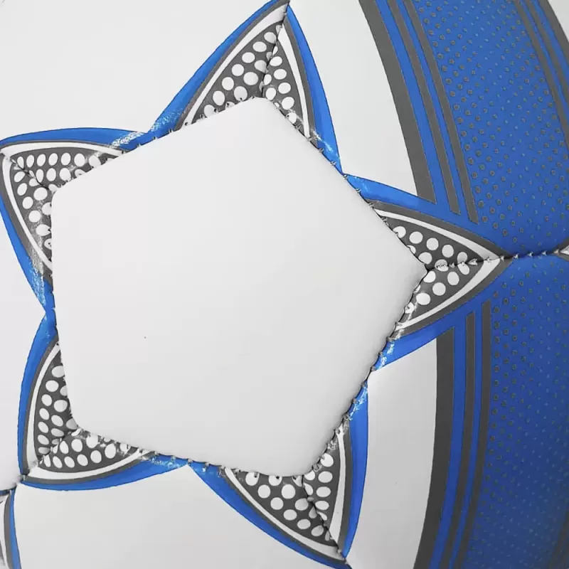 Minge fotbal RCO, pentru recreere, antrenamente si locuri de joaca, marimea 5, SEMI PU, Albastru
