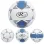 Minge fotbal RCO, pentru recreere, antrenamente si locuri de joaca, marimea 5, SEMI PU, Albastru