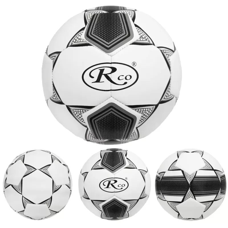 Minge fotbal RCO, pentru recreere, antrenamente si locuri de joaca, marimea 5, SEMI PU, Negru