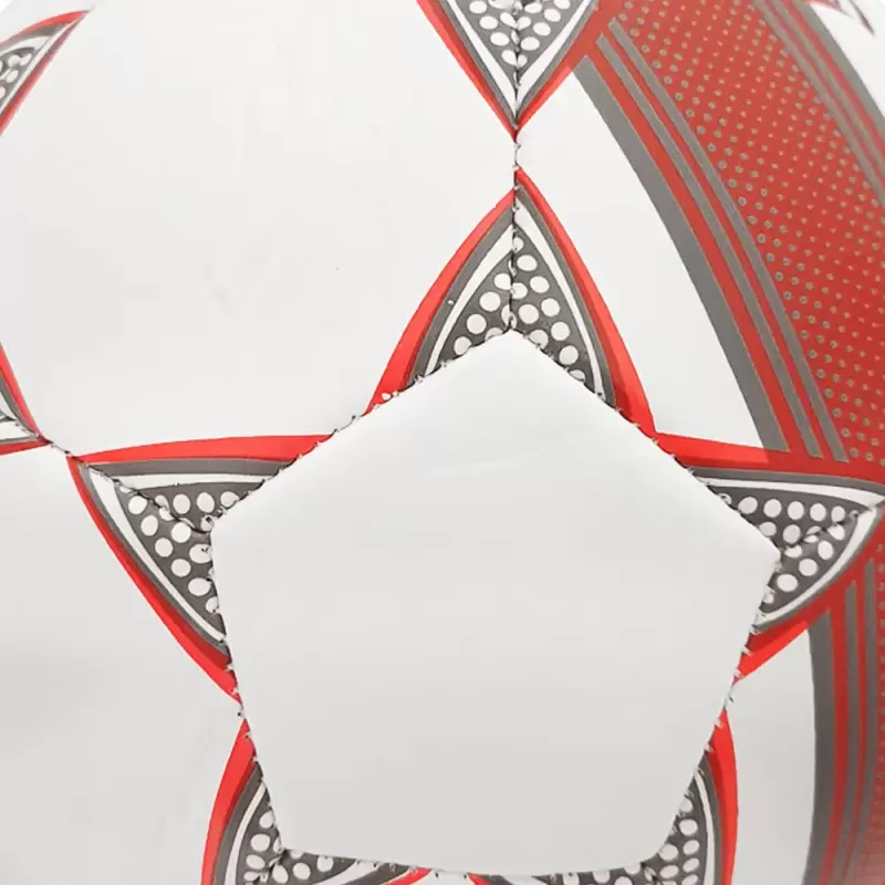 Minge fotbal RCO, pentru recreere, antrenamente si locuri de joaca, marimea 5, SEMI PU, Rosu