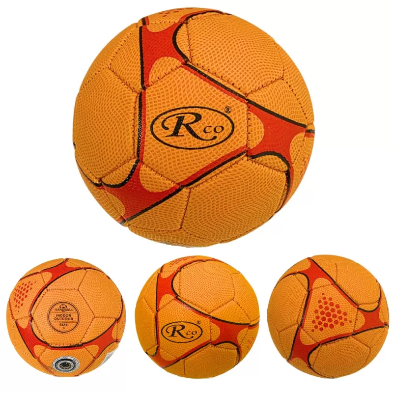 Minge Handbal RCO, Marimea 0 (6–10 ani), PU, Portocaliu