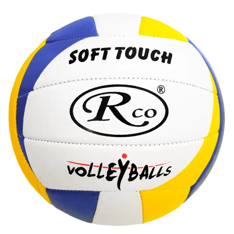 Minge volei RCO, pentru recreere, antrenamente si locuri de joaca, marimea 5, PVC, Albastru
