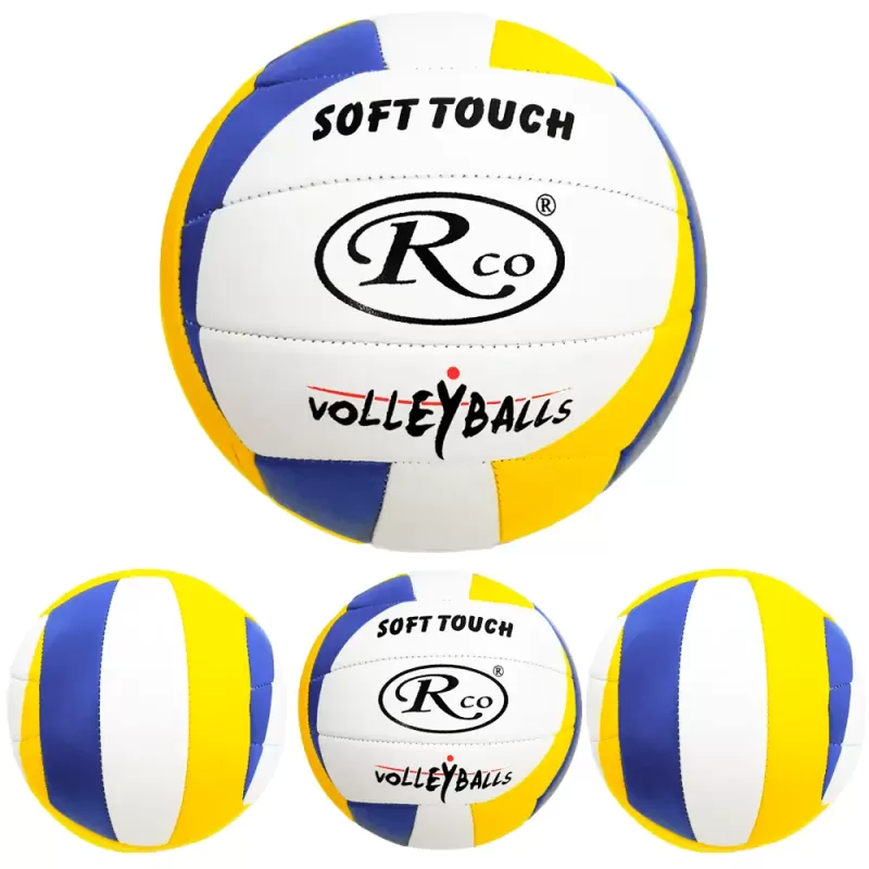 Minge volei RCO, pentru recreere, antrenamente si locuri de joaca, marimea 5, PVC, Albastru