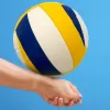 Minge volei RCO, pentru recreere, antrenamente si locuri de joaca, marimea 5, PVC, Albastru