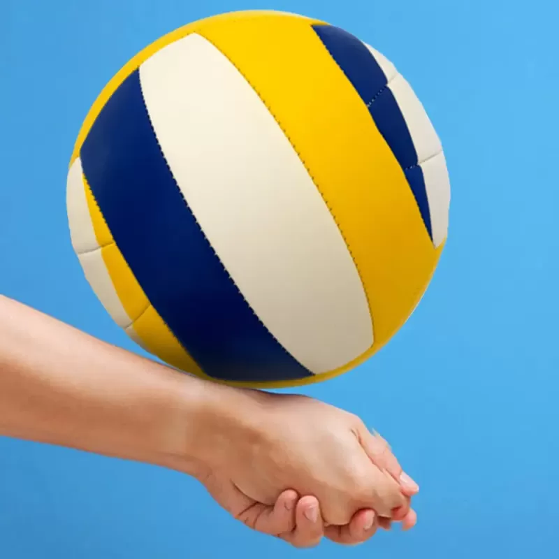 Minge volei RCO, pentru recreere, antrenamente si locuri de joaca, marimea 5, PVC, Albastru
