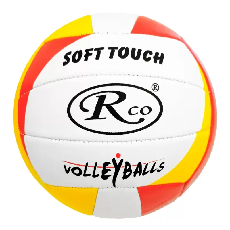 Minge volei RCO, pentru recreere, antrenamente si locuri de joaca, marimea 5, PVC, Rosu