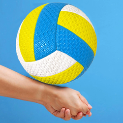 Minge volei, pentru recreere, antrenamente si locuri de joaca, marimea 5, PVC, Galben