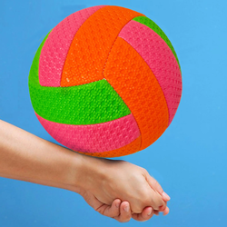 Minge volei, pentru recreere, antrenamente si locuri de joaca, marimea 5, PVC, Roz