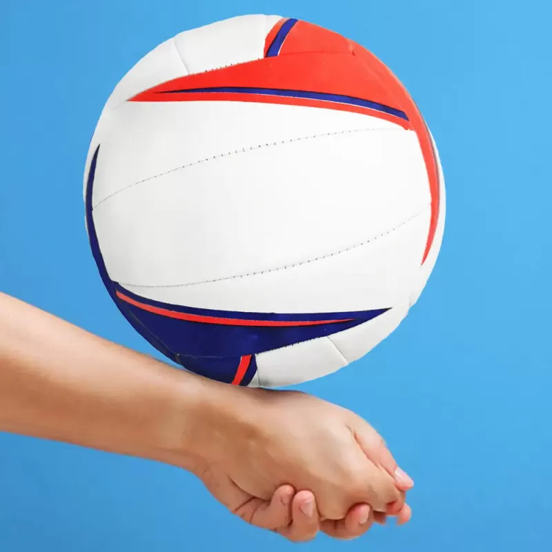 Minge volei RCO, pentru recreere, antrenamente si locuri de joaca, marimea 5, PVC, Rosu