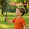 Set palete badminton RCO® pentru copii cu 6 accesorii, 45 cm, Albastru