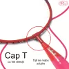 Set palete badminton RCO® pentru copii cu 6 accesorii, 45 cm, Roz