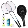 Set Palete Badminton pentru Recreere – 2 Palete, 6 Fluturasi si Husa de Protectie