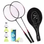 Set Palete Badminton pentru Recreere – 2 Palete, 6 Fluturasi si Husa de Protectie