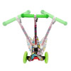Trotineta cu 3 roti si luminite multicolore, Verde