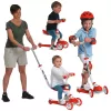 Trotineta evolutiva RCO, 5 in 1, Alb cu Rosu