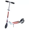 Trotineta din aliaj de metal, pliabila, ghidon reglabil, frana pe disc, ABEC-7, Alb